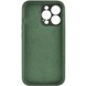 Чехол Silicone Case Full Camera Protective (AA) NO LOGO для Apple iPhone 14 Pro (6.1") Зеленый / Cyprus Green