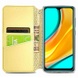 Шкіряний чохол книжка GETMAN Mandala (PU) для Samsung Galaxy A12 / M12, Жовтий