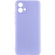 Чохол Silicone Cover Lakshmi Full Camera (AA) для Motorola Moto G84, Бузковий / Dasheen