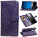 Кожаный чехол (книжка) Art Case с визитницей для Huawei Mate 10 Lite Фиолетовый
