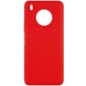 Чехол Silicone Cover Full without Logo (A) для Huawei Y9a Красный / Red