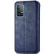 Шкіряний чохол книжка GETMAN Cubic (PU) для Samsung Galaxy A13 4G, Синій