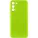 Чохол Silicone Cover Lakshmi Full Camera (A) для Samsung Galaxy S21 FE, Салатовый / Neon green