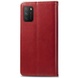 Кожаный чехол книжка GETMAN Gallant (PU) для Xiaomi Poco M3 Красный