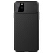 Карбоновая накладка Nillkin Camshield (шторка на камеру) для Apple iPhone 11 Pro Max (6.5") Черный / Black