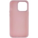 TPU чохол Bonbon Metal Style для Apple iPhone 14 Pro (6.1"), Рожевий / Light pink