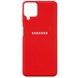 Чохол Silicone Cover Full Protective (AA) для Samsung Galaxy A12 / M12, Червоний / Red