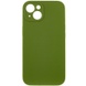 Чохол Silicone Case Full Camera Protective (AA) NO LOGO для Apple iPhone 15 Plus (6.7"), Зеленый / Dark Olive
