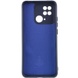 Чехол Silicone Cover Lakshmi Full Camera (A) для Xiaomi Redmi 10C Синий / Midnight Blue