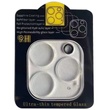 Защитное стекло на камеру Full Block (тех.пак) для Apple iPhone 11 Pro (5.8") / 11 Pro Max (6.5") Прозрачный