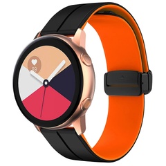 Силиконовый ремешок Classy для Smart Watch 20mm Black / Orange