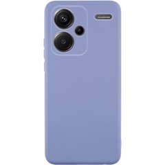 Силиконовый чехол Candy Full Camera для Xiaomi Redmi Note 13 Pro+ Голубой / Mist blue