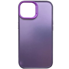 TPU+PC чехол Magic glow with protective edge для Apple iPhone 12 Pro / 12 (6.1") Purple