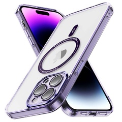 TPU+PC чехол Fullcolor with Magnetic Safe для Apple iPhone 13 Pro (6.1") Purple