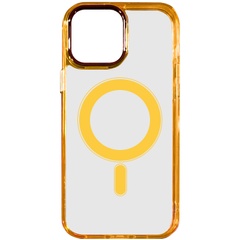 Чохол TPU Iris with MagSafe для Apple iPhone 14 (6.1"), Помаранчевий