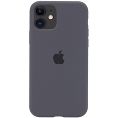 Чохол Silicone Case Full Protective (AA) для Apple iPhone 11 (6.1"), Серый / Dark Grey