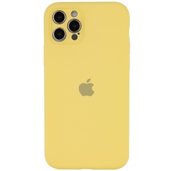 Чохол Silicone Case Full Camera Protective (AA) для Apple iPhone 13 Pro Max (6.7 "), Жовтий / Mellow Yellow