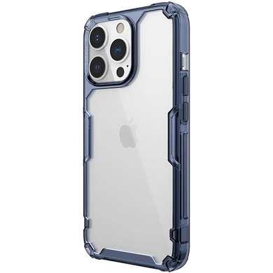 TPU чехол Nillkin Nature Pro Series для Apple iPhone 14 Pro (6.1") Синий (прозрачный)