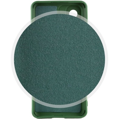 Чехол Silicone Cover Lakshmi Full Camera (A) для Xiaomi 11T / 11T Pro Зеленый / Dark green