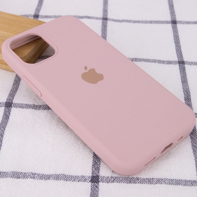 Чехол Silicone Case Full Protective (AA) для Apple iPhone 14 Pro (6.1") Розовый / Pink Sand