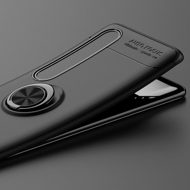 TPU чохол Deen ColorRing під магнітний тримач (opp) для Xiaomi Mi 10 / Mi 10 Pro, Чорний