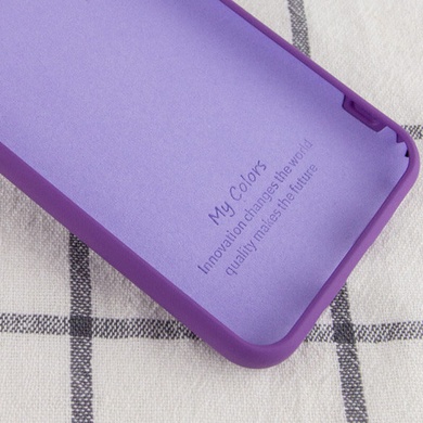 Чехол Silicone Cover My Color Full Protective (A) для Xiaomi Poco X3 NFC / Poco X3 Pro Фиолетовый / Purple