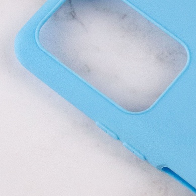 Силиконовый чехол Candy для Xiaomi Poco M5 Голубой