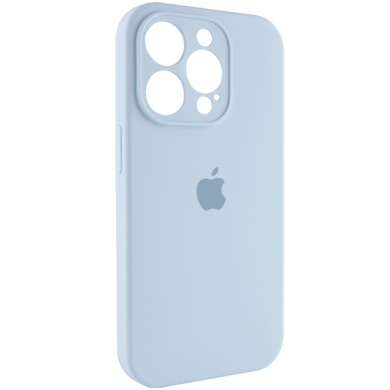 Чехол Silicone Case Full Camera Protective (AA) для Apple iPhone 14 Pro Max (6.7") Голубой / Sweet Blue