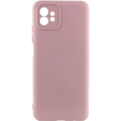 Чохол TPU GETMAN Liquid Silk Full Camera для Motorola Moto G32, Рожевий / Pink Sand