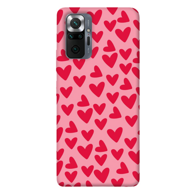 TPU чехол Love для Xiaomi Redmi Note 10 Pro, Hearts mini