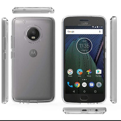 TPU чохол Epic Transparent 1,0mm для Motorola Moto G5 Plus, Безбарвний (прозорий)