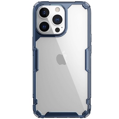 TPU чехол Nillkin Nature Pro Series для Apple iPhone 14 Pro (6.1") Синий (прозрачный)