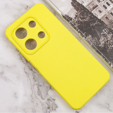 Чехол Silicone Cover Lakshmi Full Camera (A) для Xiaomi Redmi Note 13 Pro 4G / Poco M6 Pro 4G Желтый / Flash