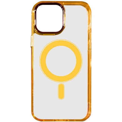 Чехол TPU Iris with MagSafe для Apple iPhone 14 (6.1") Оранжевый