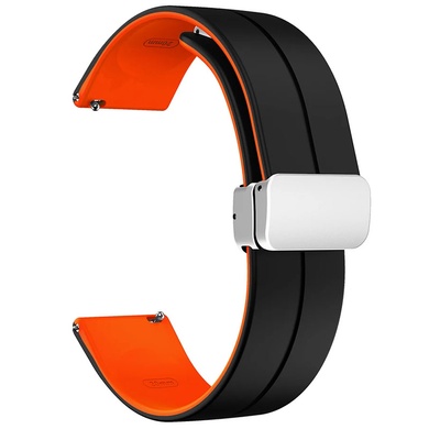 Силиконовый ремешок Classy для Smart Watch 20mm Black / Orange