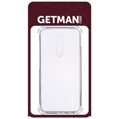 TPU чехол GETMAN Ease logo усиленные углы для OnePlus 8 Бесцветный (прозрачный)