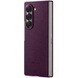 Кожаный чехол Leather Case (AAA) для Samsung Galaxy Z Fold5 Purple