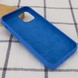 Чохол Silicone Case Full Protective (AA) для Apple iPhone 14 (6.1"), Синий / Royal blue