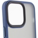 TPU+PC чохол Metal Buttons для Apple iPhone 14 Pro (6.1"), Синій