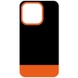 Чохол TPU+PC Bichromatic для Apple iPhone 12 Pro Max (6.7"), Black / Orange