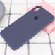 Чохол Silicone Case Full Protective (AA) для Apple iPhone X (5.8 ") / XS (5.8"), Темний Синій / Midnight Blue