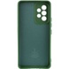 Чохол Silicone Cover Lakshmi Full Camera (AAA) для Samsung Galaxy A73 5G, Зелений / Cyprus Green