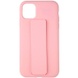 Чехол Silicone Case Hand Holder для Apple iPhone 11 Pro (5.8") Розовый / Pink