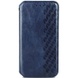 Кожаный чехол книжка GETMAN Cubic (PU) для Samsung Galaxy A12 / M12 Синий