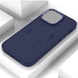 TPU чехол Bonbon Metal Style with MagSafe для Apple iPhone 14 Plus (6.7") Синий / Cosmos Blue