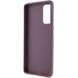 TPU чохол Bonbon Metal Style with MagSafe для Samsung Galaxy S22, Бордовый / Plum