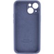 Чехол Silicone Case Full Camera Protective (AA) для Apple iPhone 14 Plus (6.7") Серый / Lavender Gray