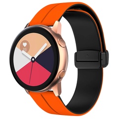 Силиконовый ремешок Classy для Smart Watch 20mm Orange / Black