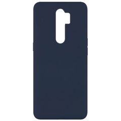 Чехол Silicone Cover Full without Logo (A) для Oppo A5 (2020) / Oppo A9 (2020) Синий / Midnight blue