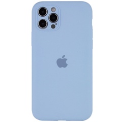 Чохол Silicone Case Full Camera Protective (AA) для Apple iPhone 13 Pro Max (6.7 "), Блакитний / Lilac Blue
